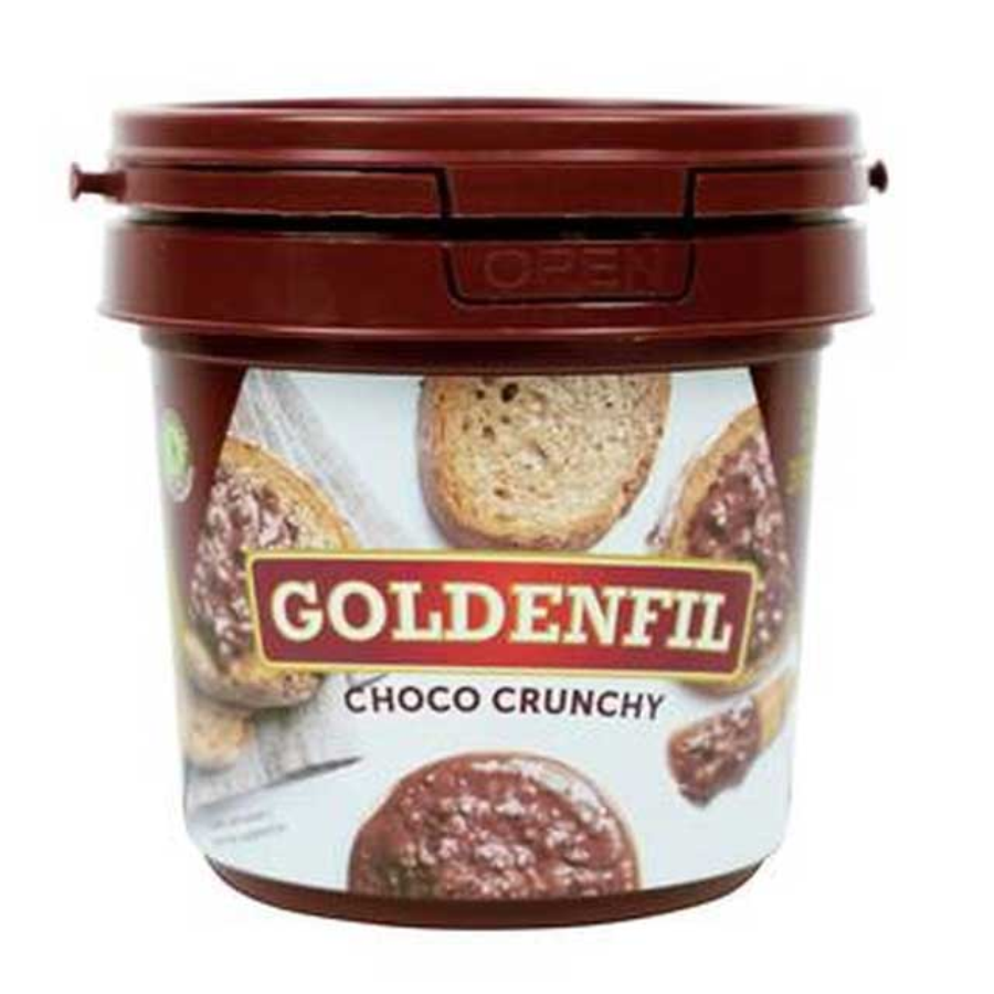 [INVALID] Goldenfil Chocolate Crunchy Botol 350gr 350 gram 350gram