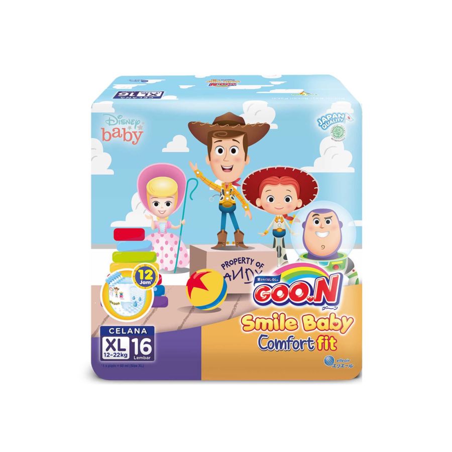 Goo.N Smile Baby Comfort Fit XL16 Diapers Pants 1pack