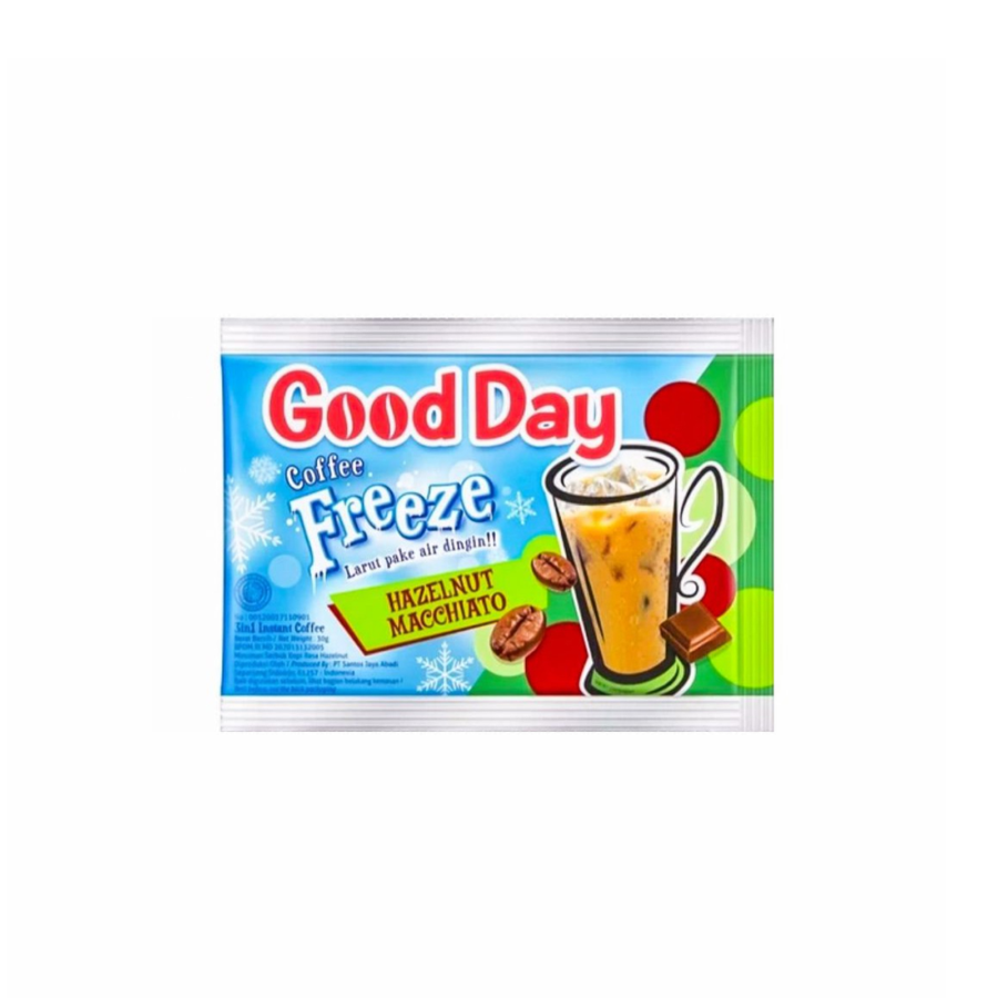 [INVALID] Good Day Freeze Hazelnut Macchiato 30gr x 10pcs 300gram