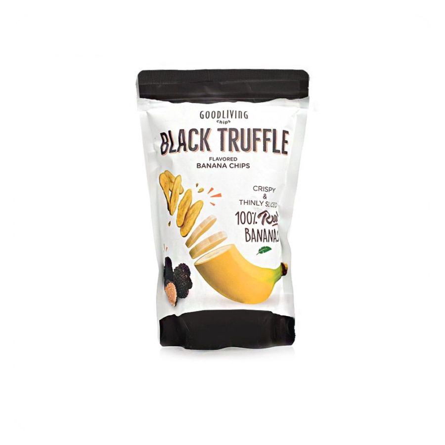 Good Living Black Truffle Banana Chips 55gram