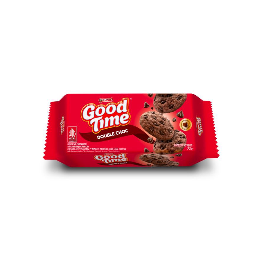 Good Time Double Choc Chocochip Cookies 72gram