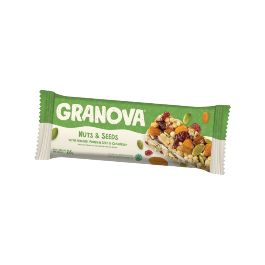 Granova Bar Nuts & Seeds Granola 26gram