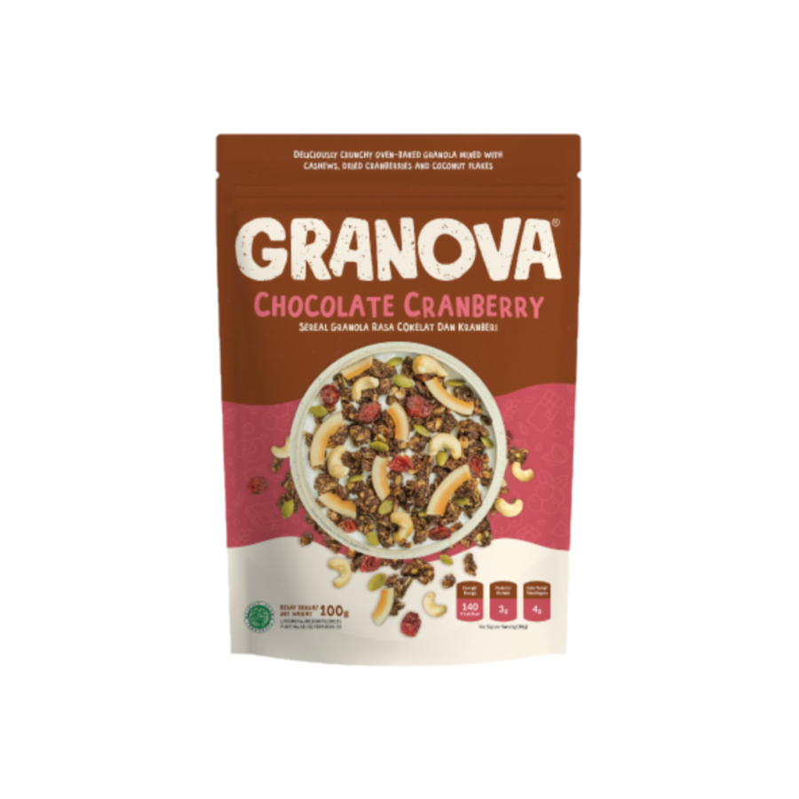 Granova Homemade Granola Chocolate Cranberry 100gram