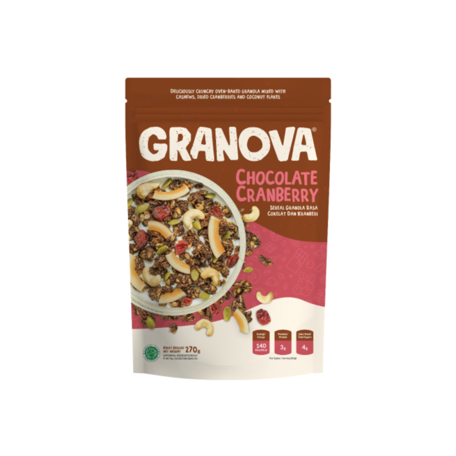 Granova Homemade Granola Chocolate Cranberry 270gram