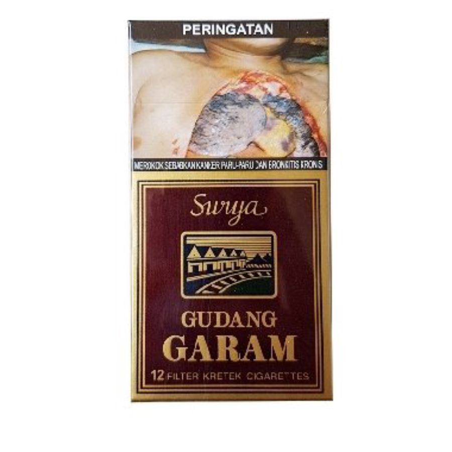 Gudang Garam Surya Box Filtert/Rokok 12stick