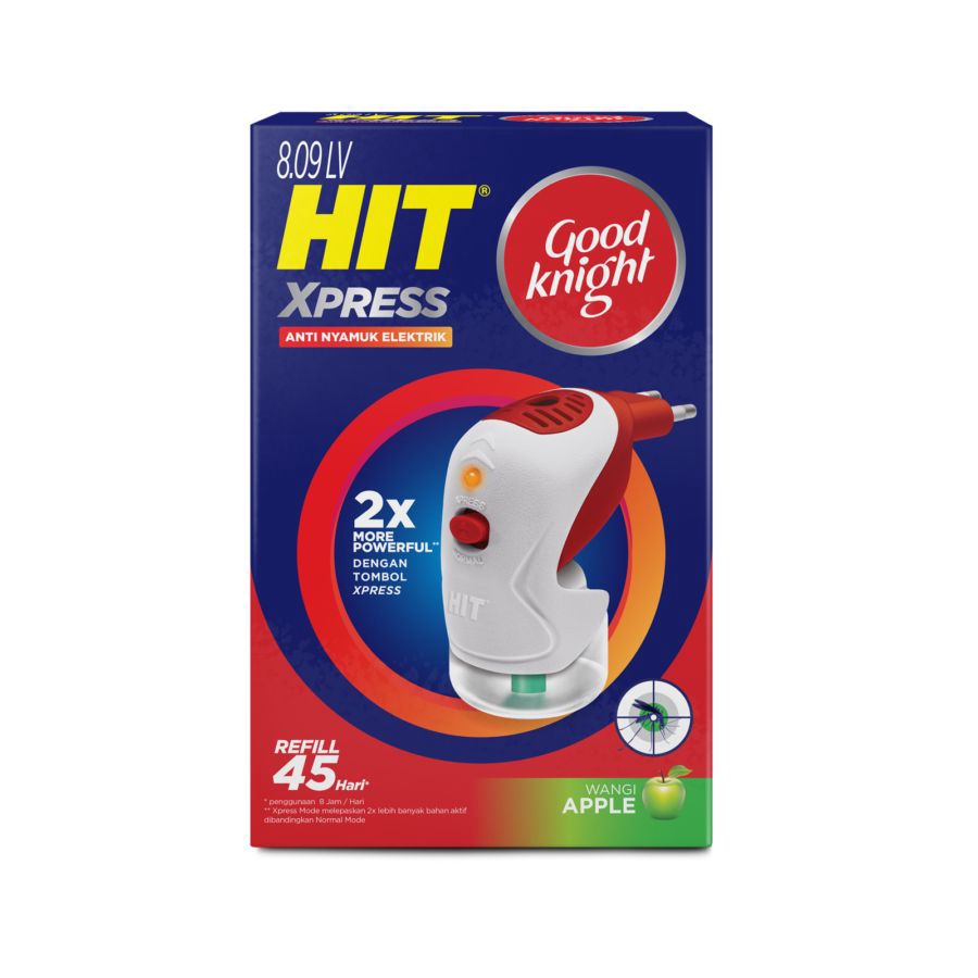 Hit Good Knight Xpress Set  Obat Nyamuk Elektrik  Bunuh Nyamuk Penyebab Demam Berdarah (DBD)