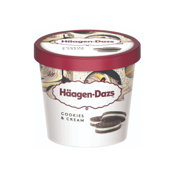 Haagen-Dazs Cookies & Cream Ice Cream Mini Cup