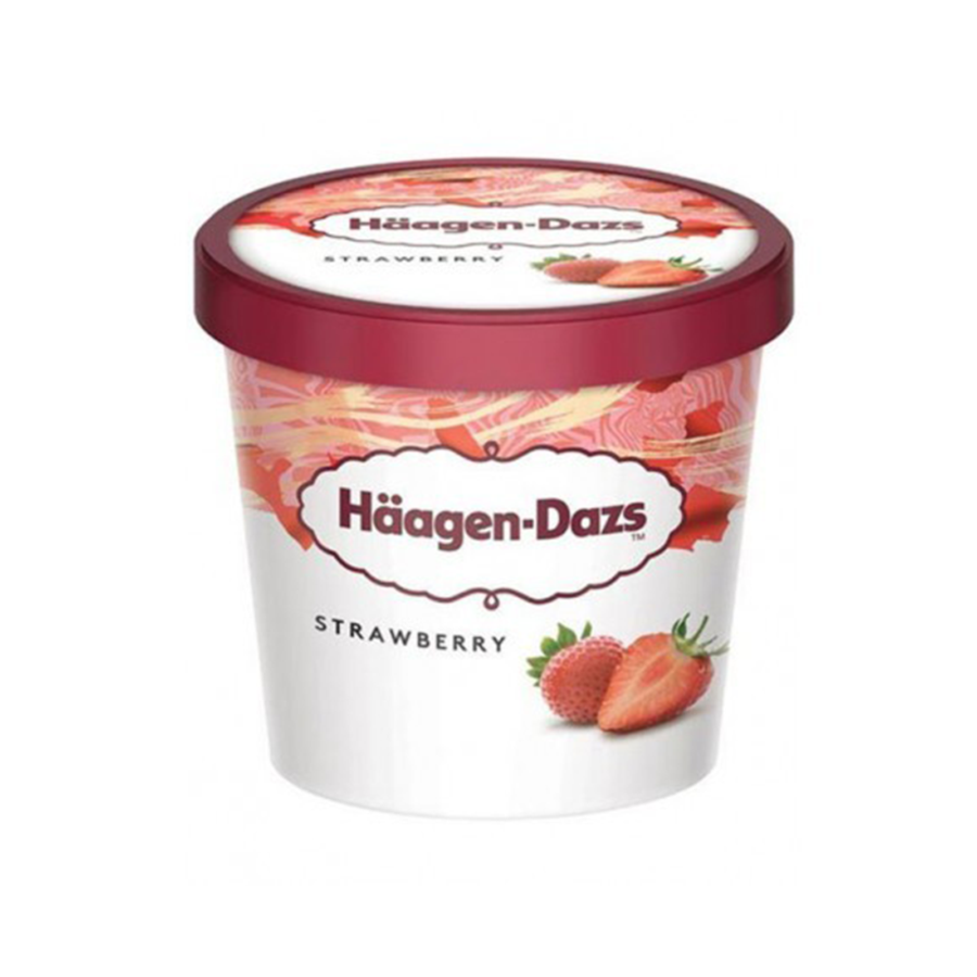 Haagen-Dazs Strawberry Ice Cream Mini Cup 100ml