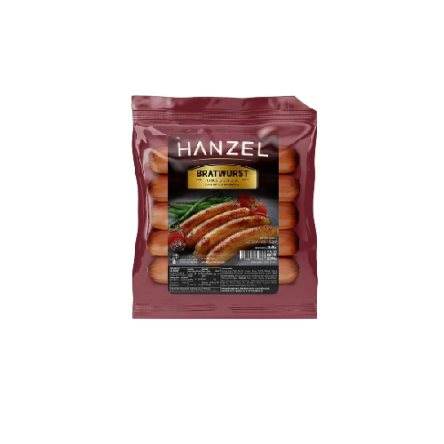 Hanzel Bratwurst Original Sausages 360gram