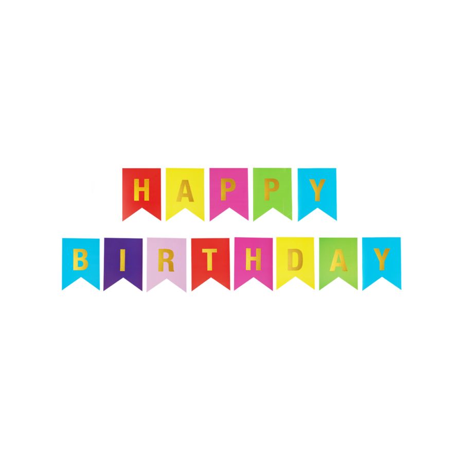 Happy Birthday Banner - Astro Basics 1pack