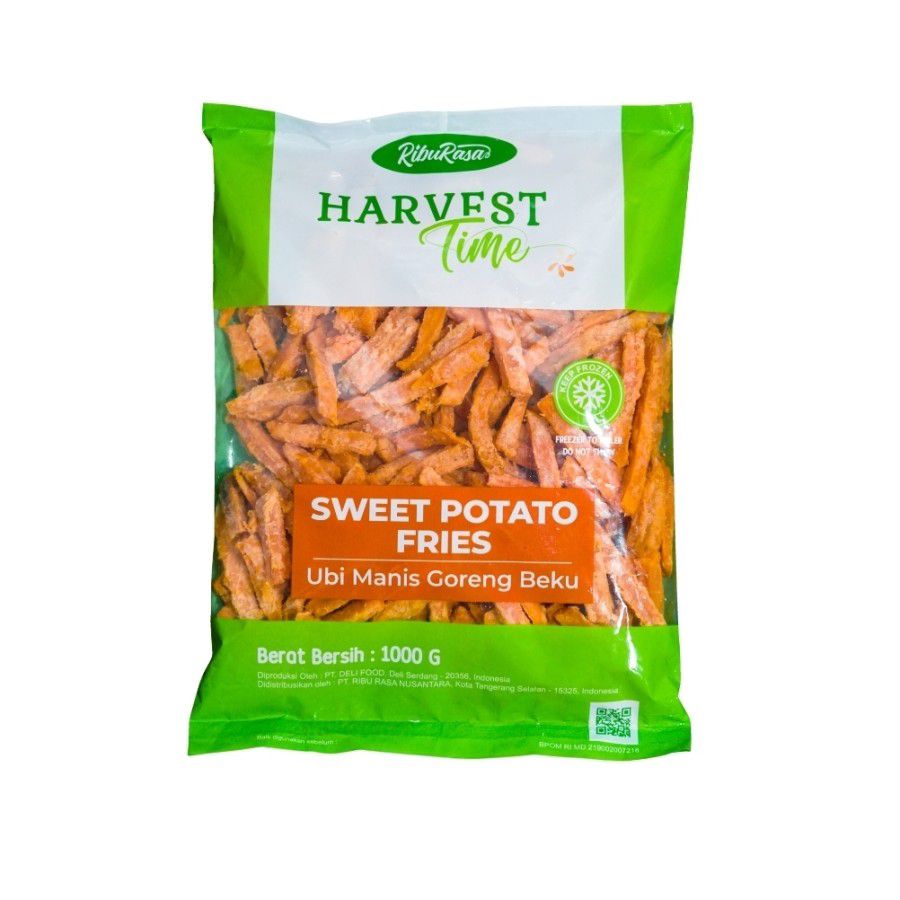 Harvest Time Sweet Potato Fries Ubi Jalar Korea/Ubi Beku 1000gram