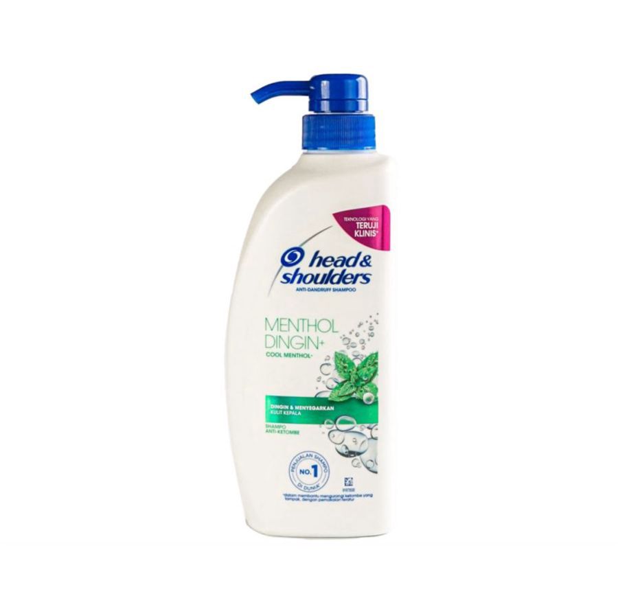 Head & Shoulders Cool Menthol Shampoo Botol Pump/Sampo 400ml