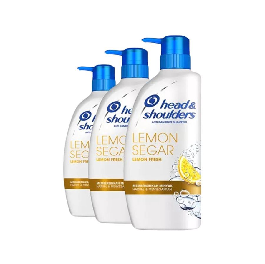 Head & Shoulders Lemon Fresh Shampoo 3 x 400 ml