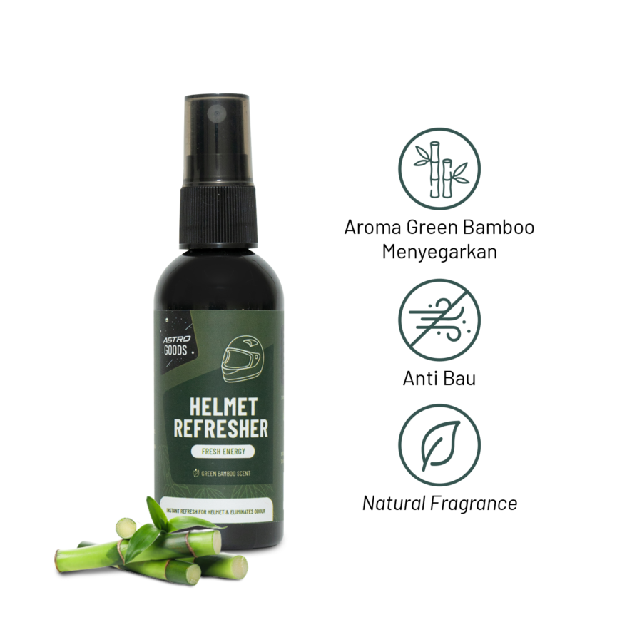 Helmet Refresher Fresh Energy - Green Bamboo - Astro Goods/Otomotif