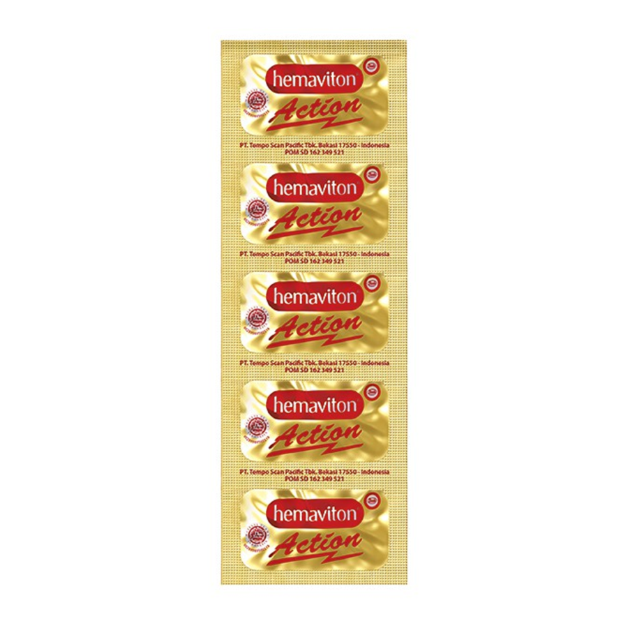Hemaviton Action Capsul Strip 5kapsul 5kapsul