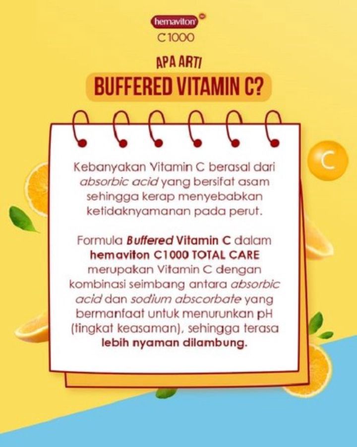 Hemaviton Vitamin C 1000 Less Sugar Orange 330ml