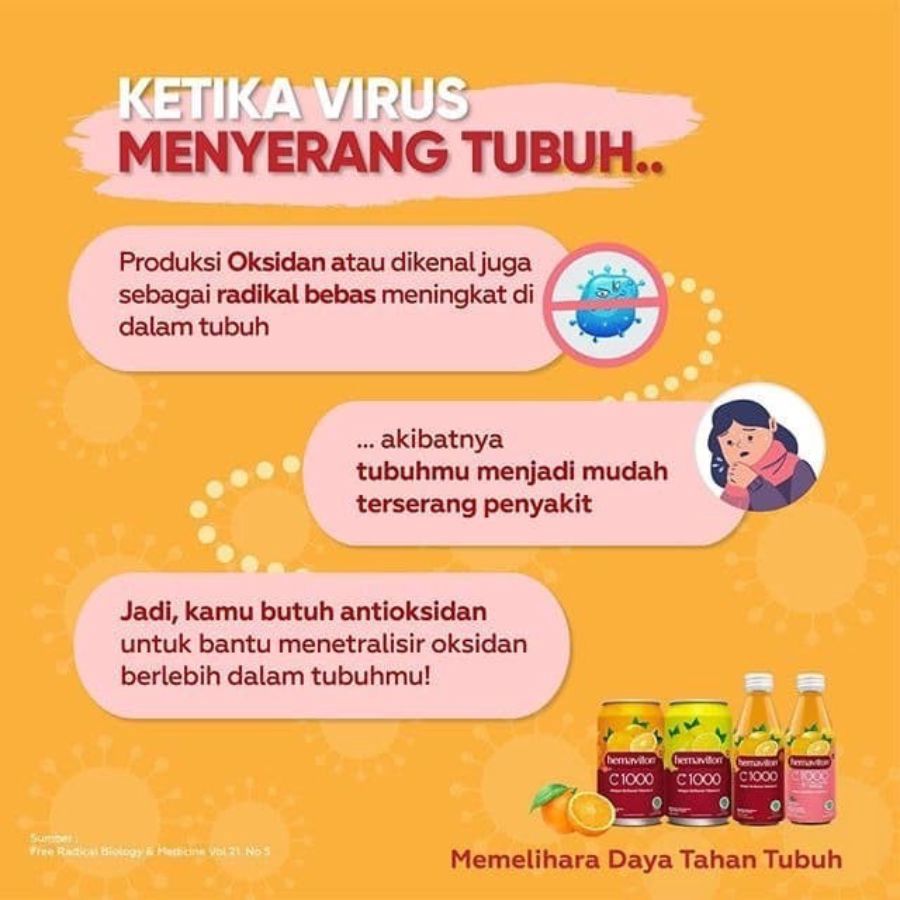 Hemaviton Vitamin C 1000 Orange 330ml