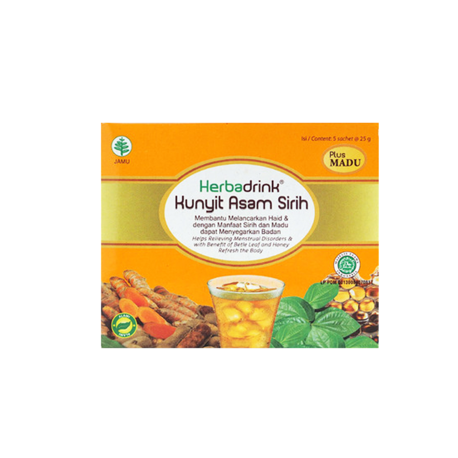 Herbadrink Kunyit Asam Sirih 25gr x 5 Sachet