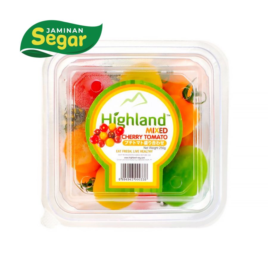 Highland Tomato Cherry Mix Tub 250gram