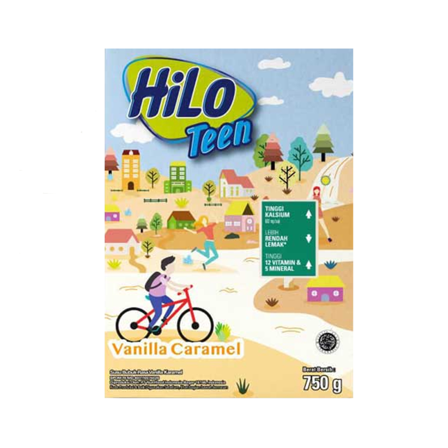 Hilo Teen Vanilla Susu Tinggi Kalsium Lebih Rendah Lemak 7 750gram