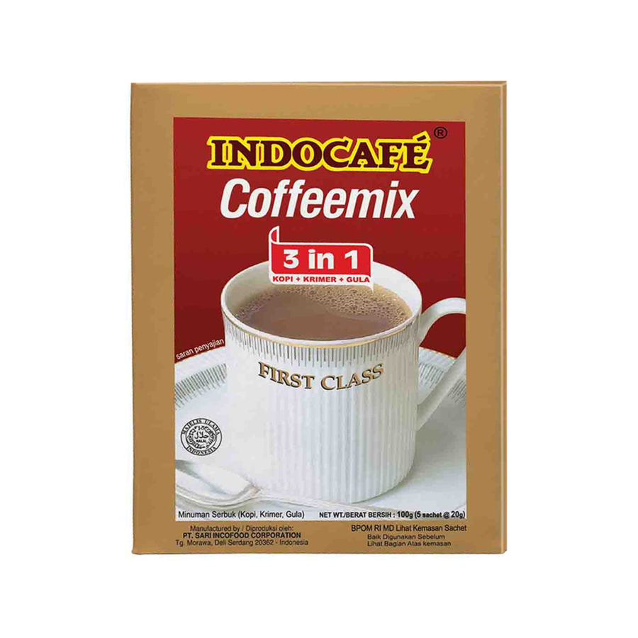 INDOCAFE Coffeemix 3in1 Box/Kopi Bubuk 100gram