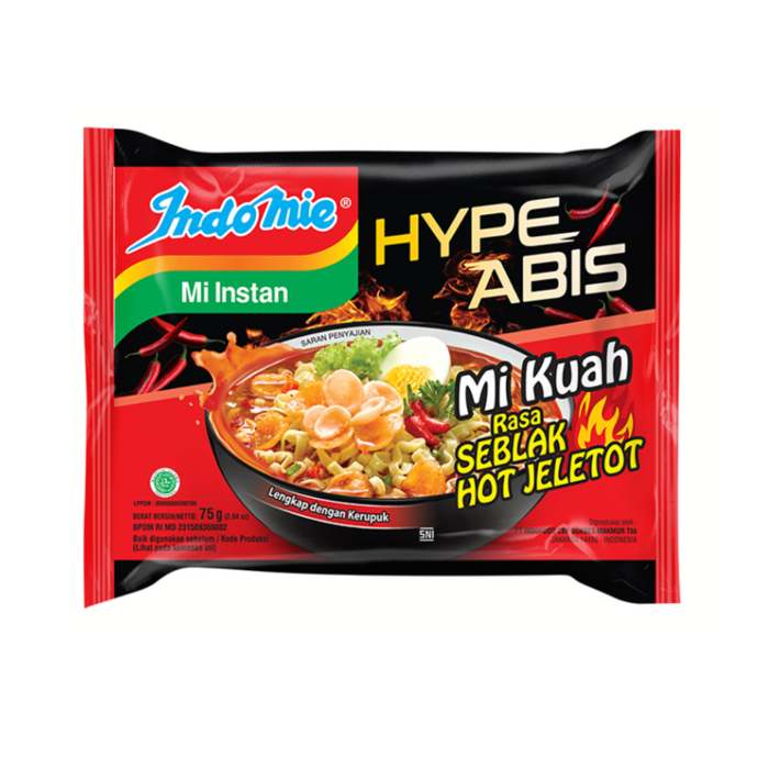 Indomie Mi Hype Abis Rasa Seblak Hot Jeletot 75gram