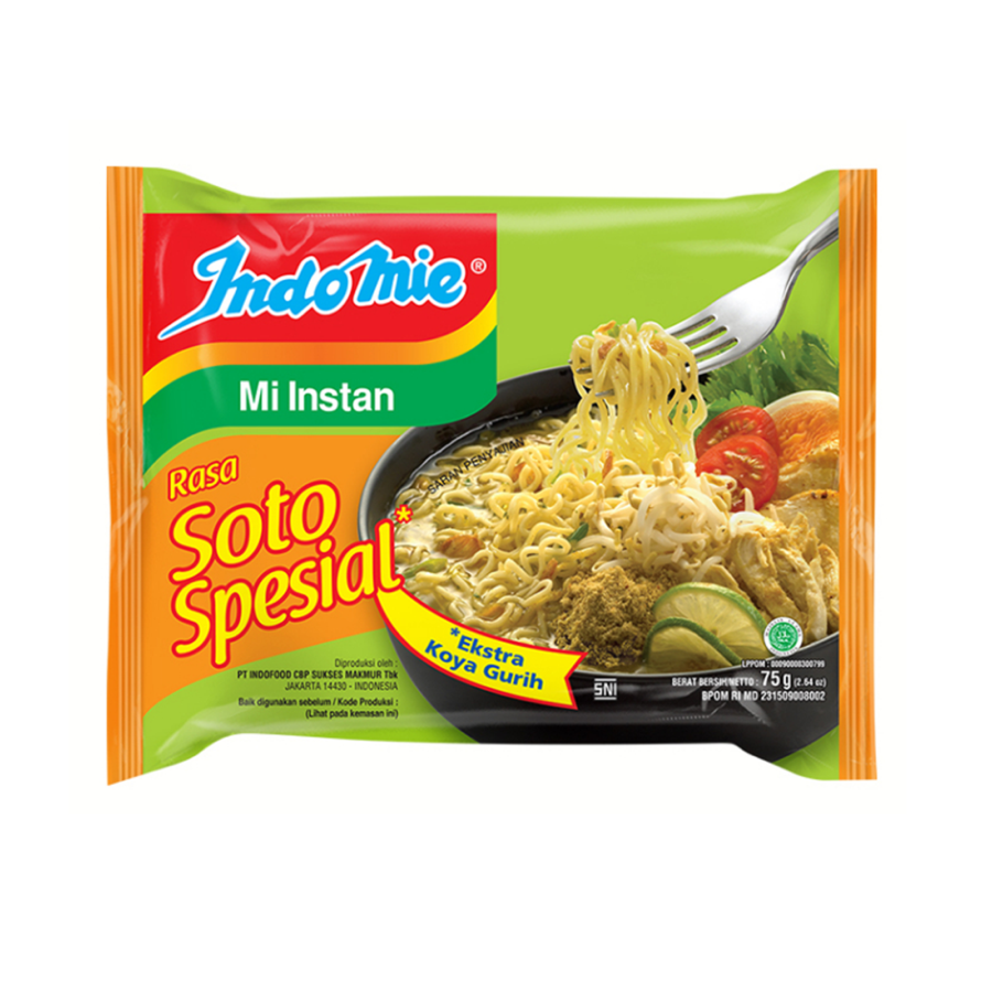 Indomie Kuah Soto Spesial Mie Instan 75gram