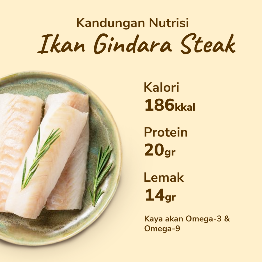Ikan Gindara Fillet Steak 200gram