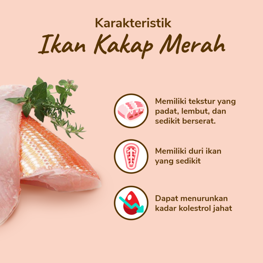 Ikan Kakap Merah Fillet 500gram