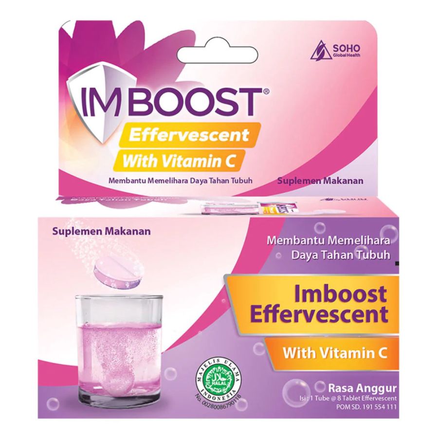 [INVALID] Imboost Effervescent Anggur 8 Tablet 8tablet