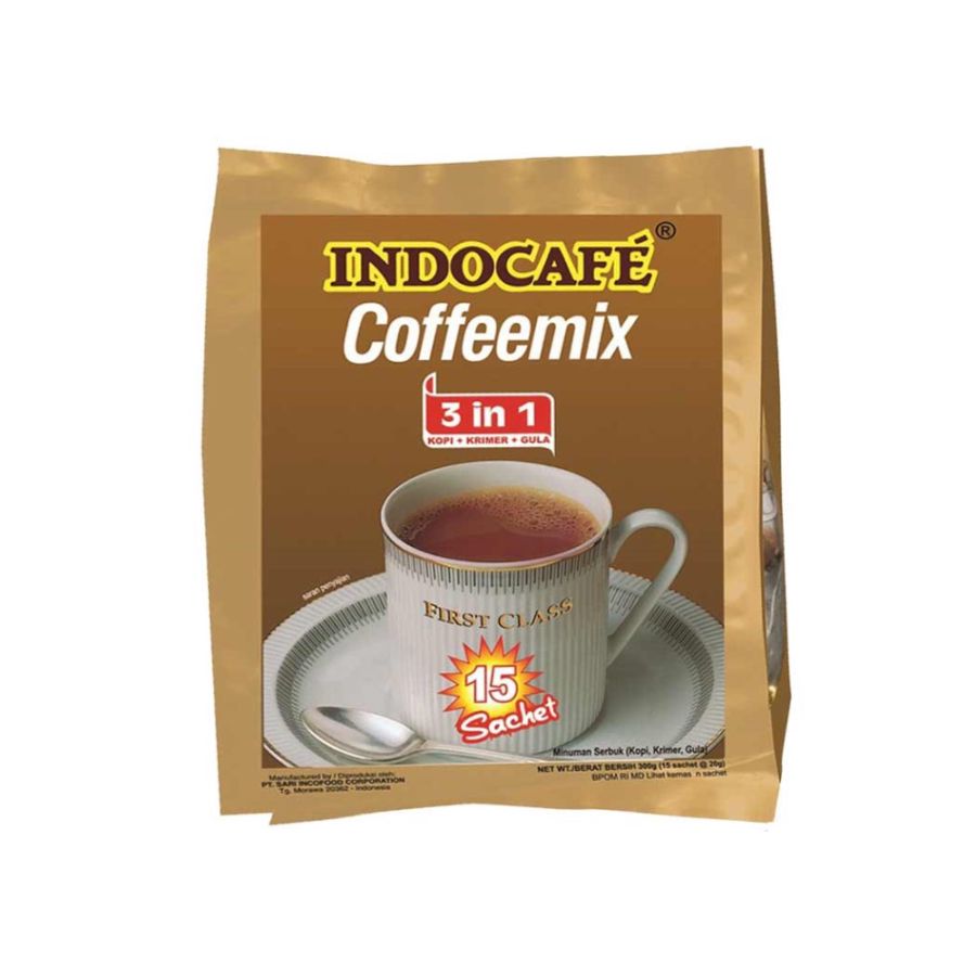 Indocafe Coffeemix Bag 15 sachet x 20gr/Kopi Bubuk  300gram