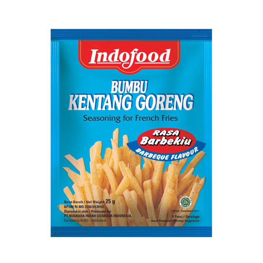 Indofood Bumbu Kentang Goreng Barbekiu 25gram