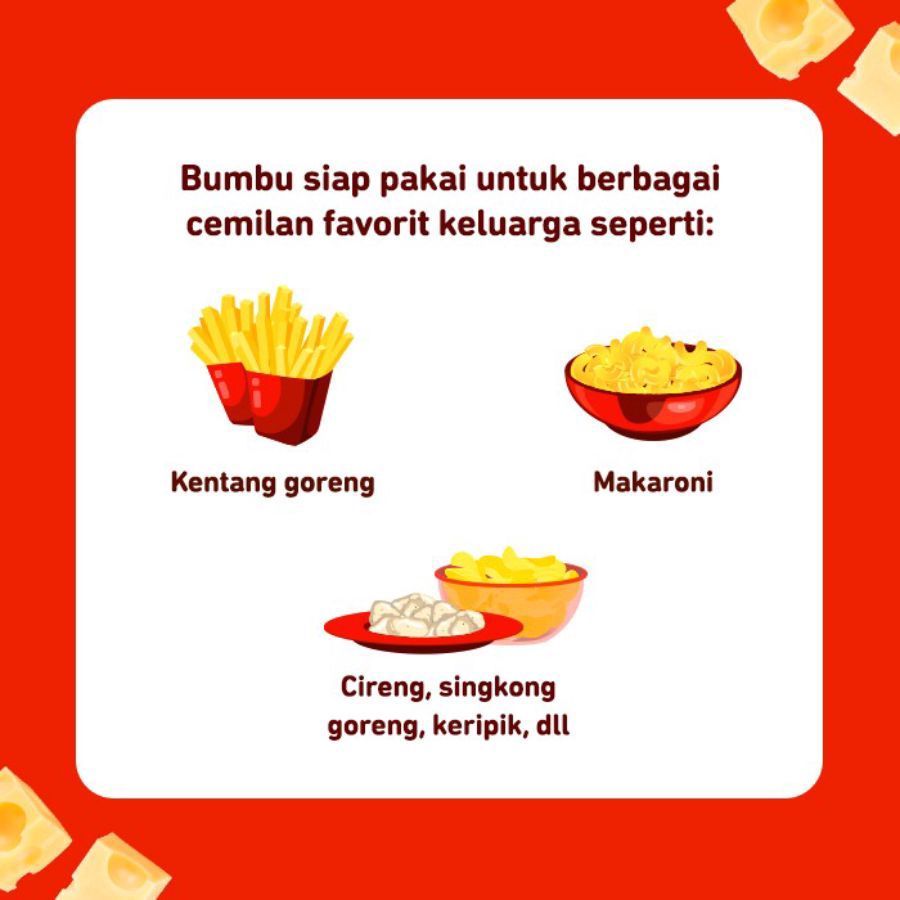 Indofood Bumbu Kentang Goreng Rasa Keju 25gram