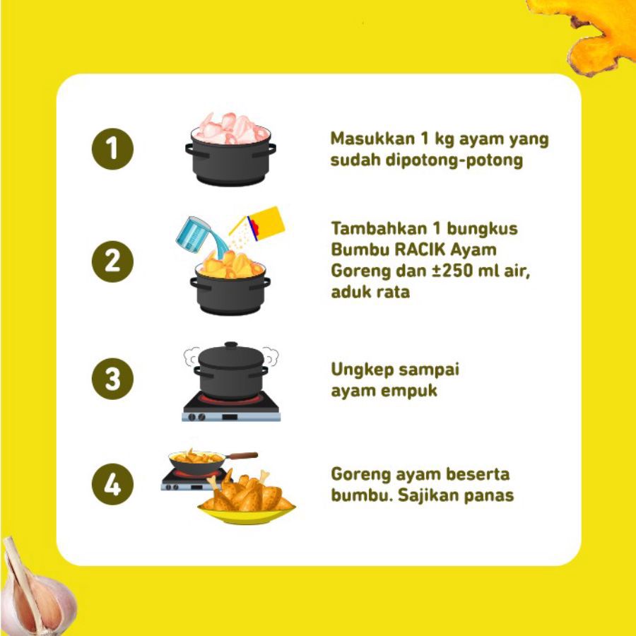 Indofood Bumbu Racik Ayam Goreng 26gram