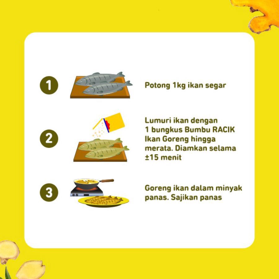 Indofood Bumbu Racik Ikan Goreng 20gram
