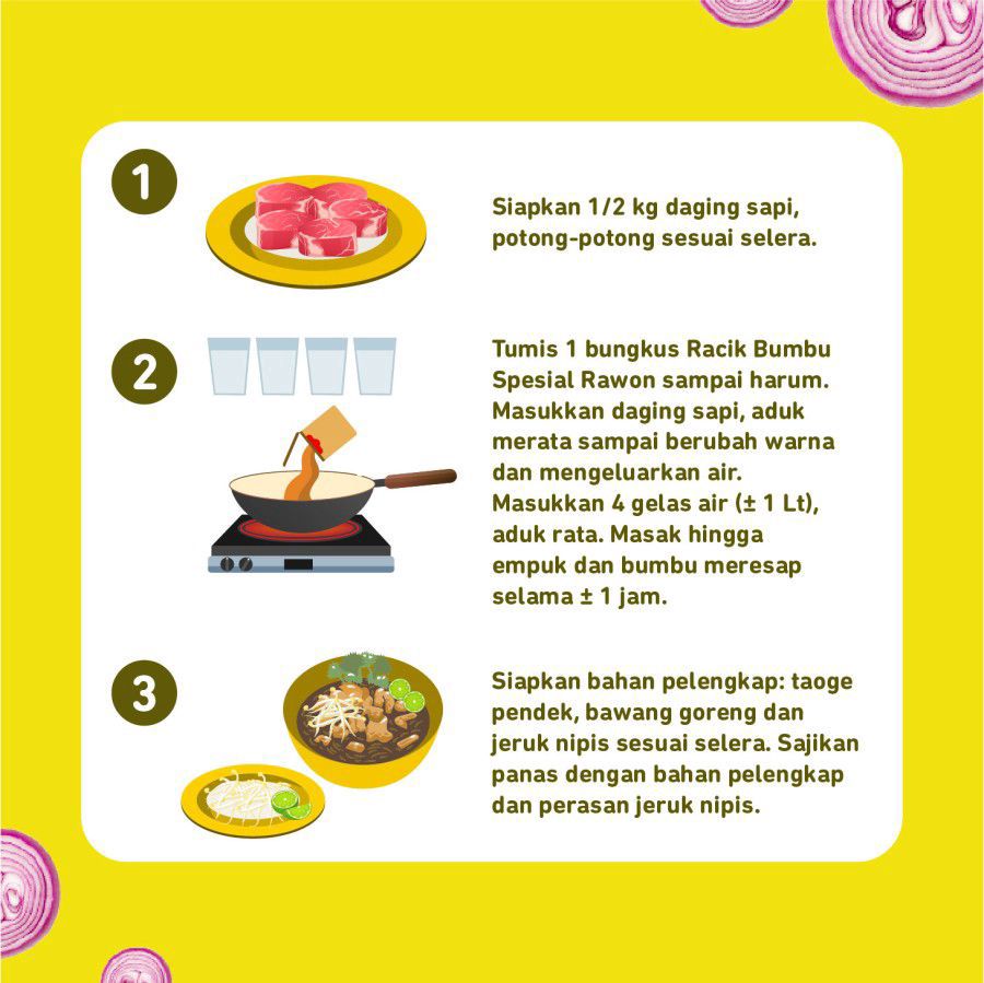 Indofood Racik Bumbu Spesial Rawon 45gram