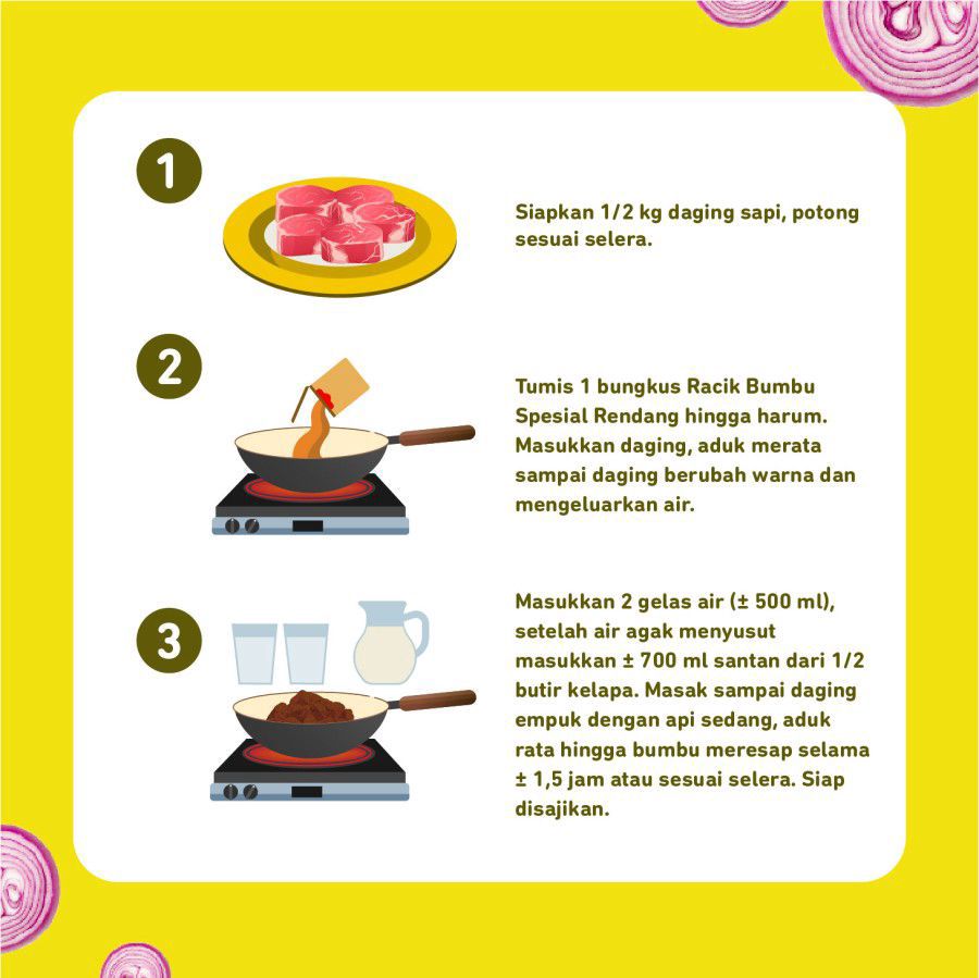 Indofood Racik Bumbu Spesial Rendang 50gram
