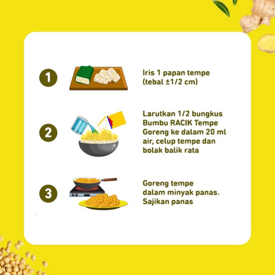 Indofood Bumbu Racik Tempe Goreng 20gram