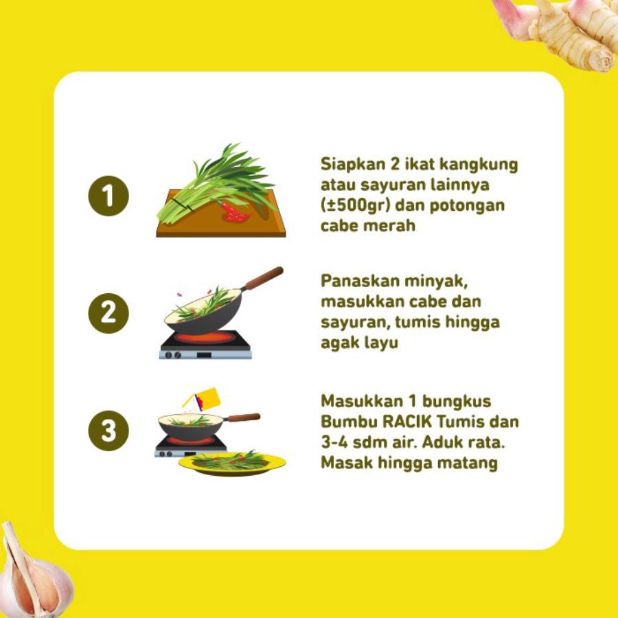 Indofood Bumbu Racik Tumis Kangkung 22gram