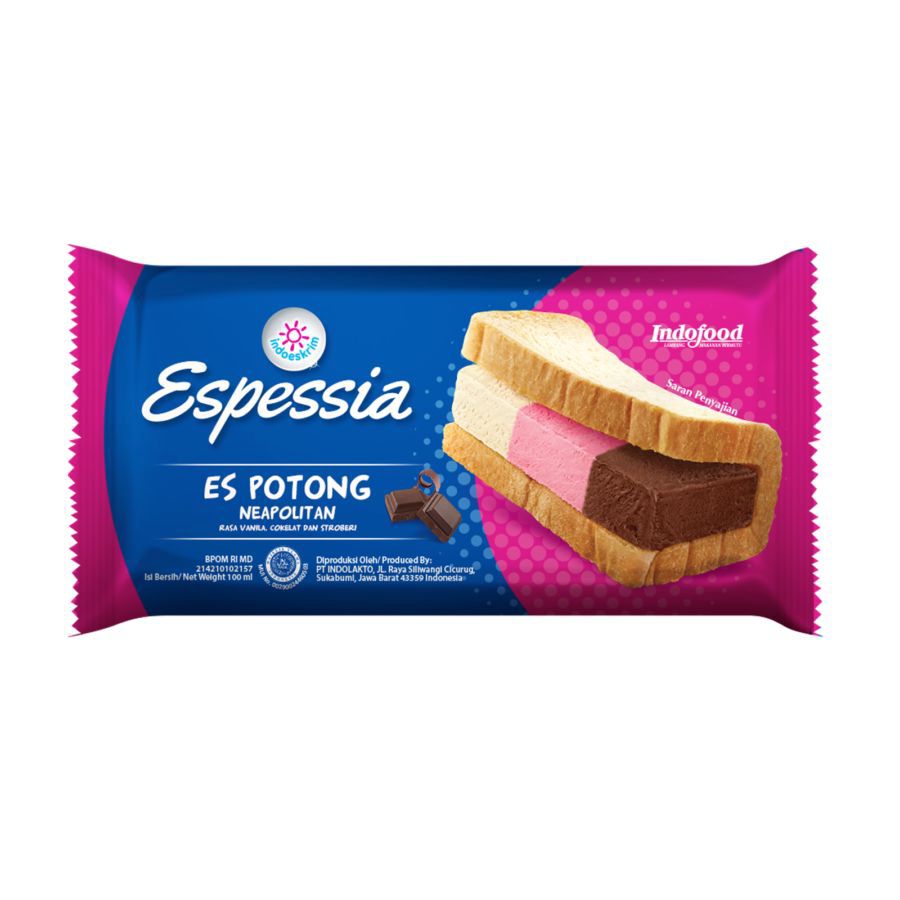Indofood Espessia Es Potong Neapolitan 100ml