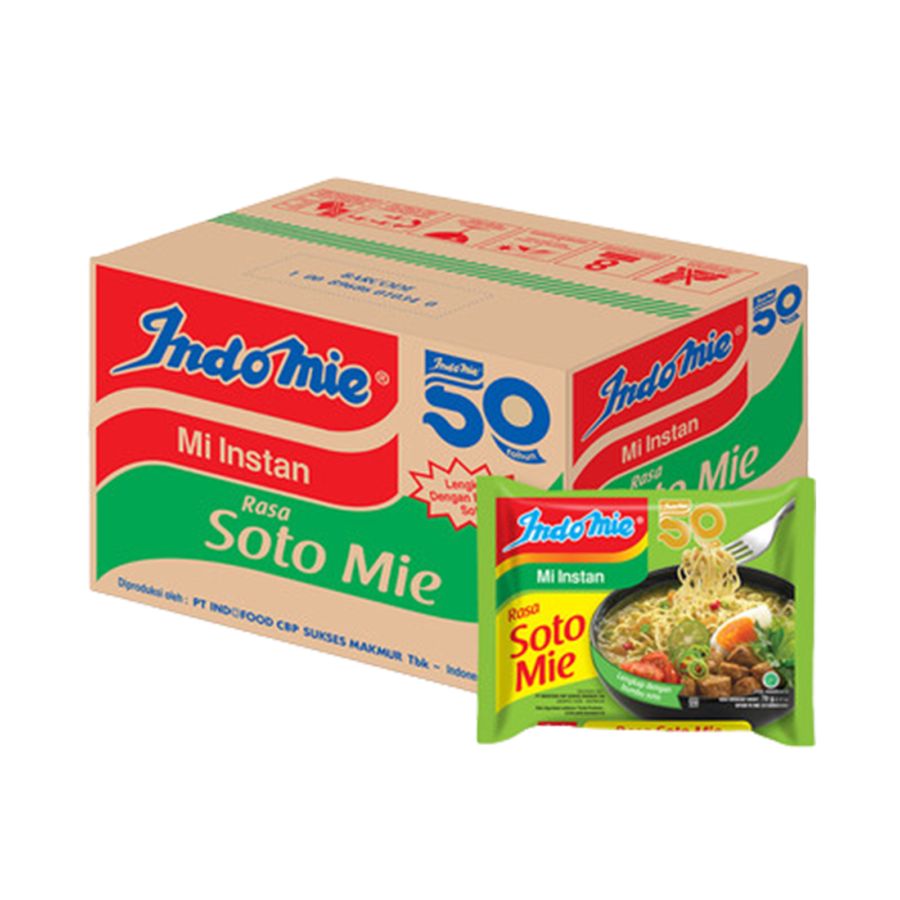 Indomie Soto Mie Dus/Mie Instan 1cartons