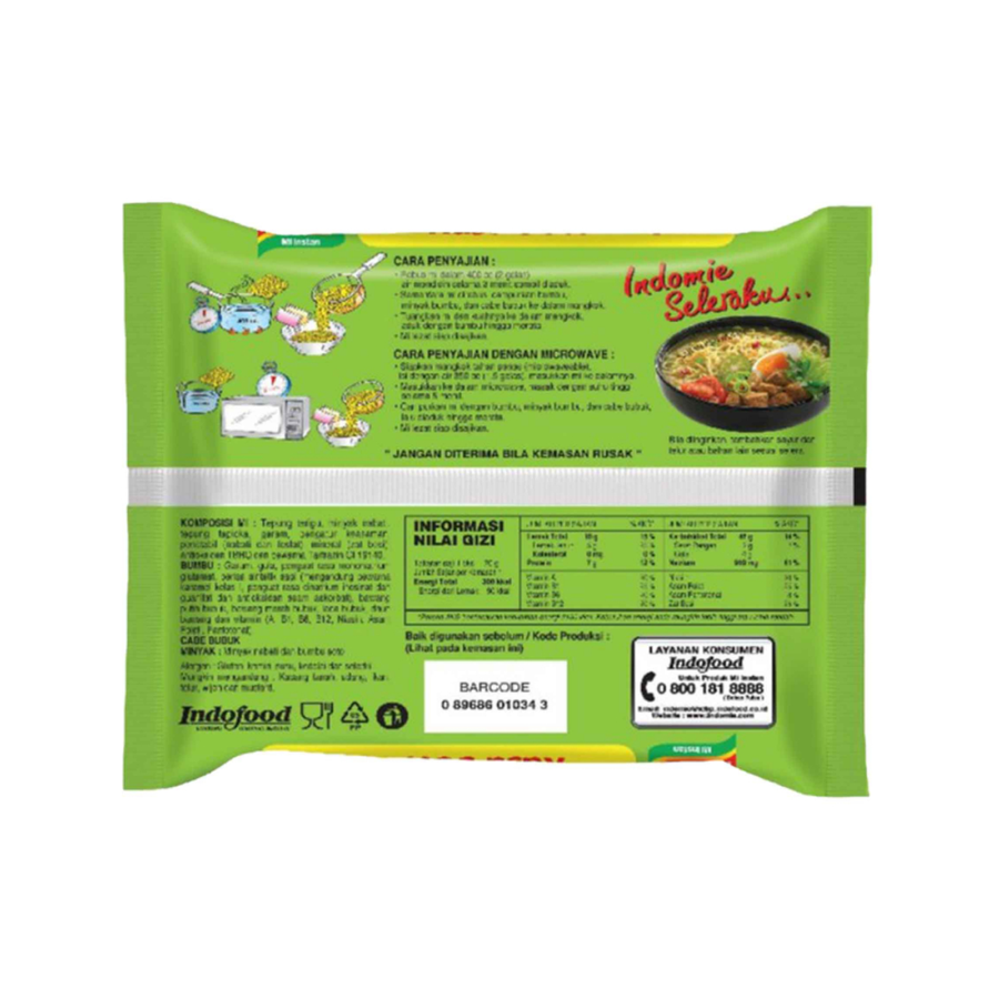 Indomie Kuah Soto Mie Mie Instan 70gram