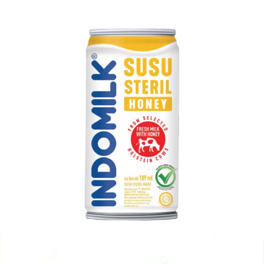Indomilk Susu Steril Honey 189ml 1pcs