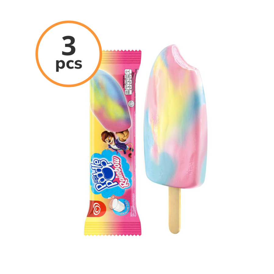 Isi 3 Paddle Pop Rainbow Ice Cream 50 ml - Es Krim Walls