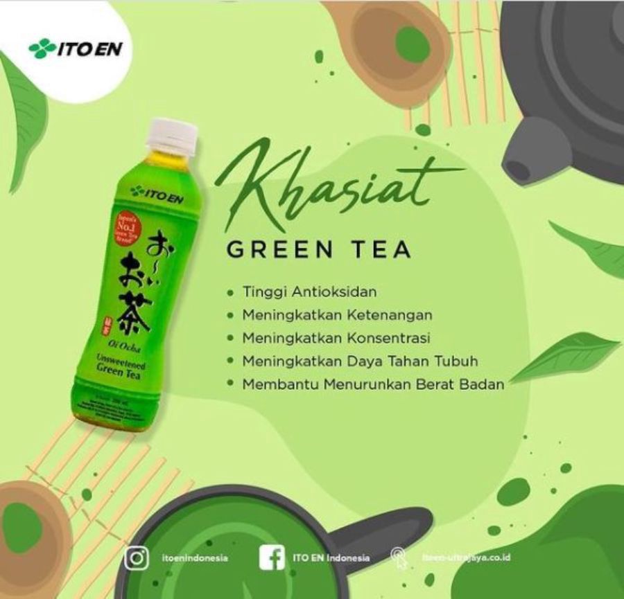 Ito En Oi Ocha Unsweetened Green Tea 500ml
