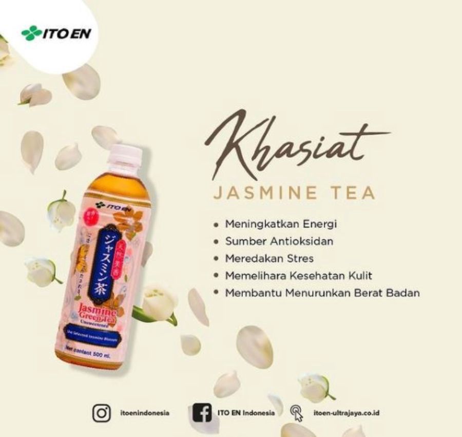 Ito En Jasmine Green Tea Unsweetened 500ml