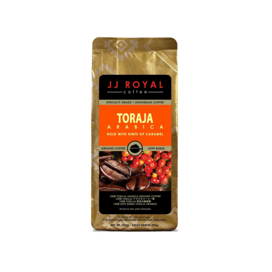 JJ Royal Toraja Arabica Ground Bag 200gram