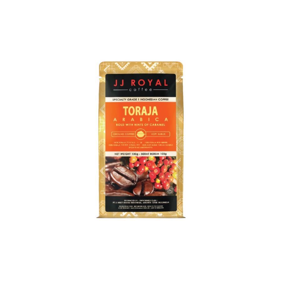 JJ Royal Toraja Arabica Ground Bag 100gram