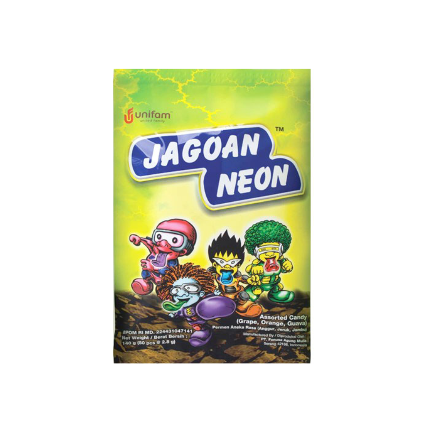 Jagoan Neon Candy Bag - Assorted Candy 200gram