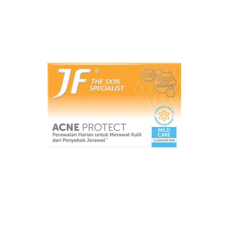 JF Sulfur Bar Soap Acne Protect Mild Care 65gram